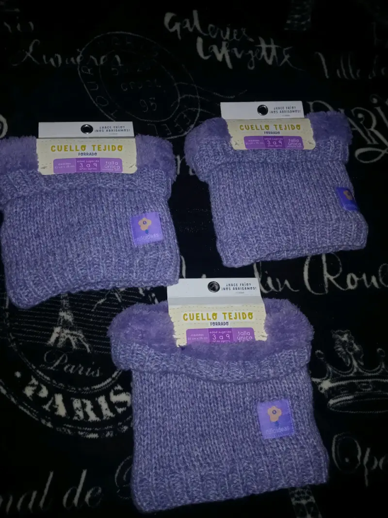 Capucha con cuello,pantuflas, cuello tejido - 2