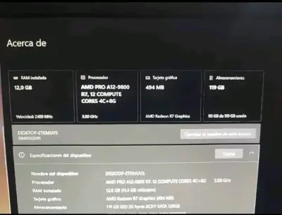 Computadora Lenovo Thinkcenter work station m715s - miniatura 5