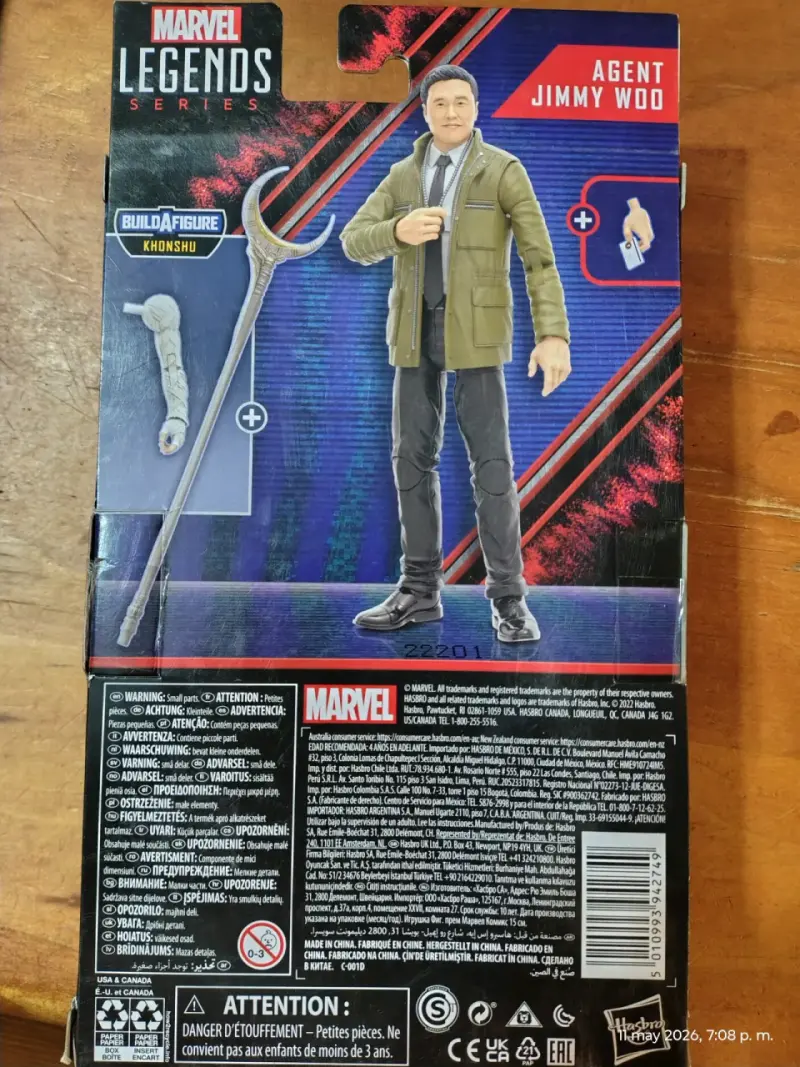 Figura Marvel Legens - Agent Jimmy Woo - 2