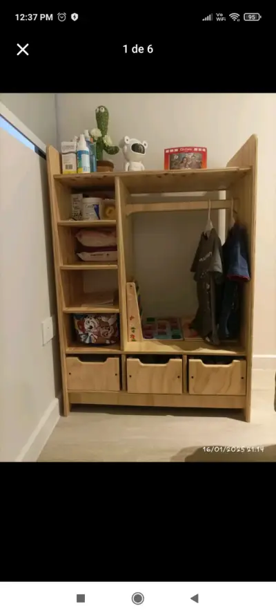 Estante y Closet infantil Montessori - miniatura 1