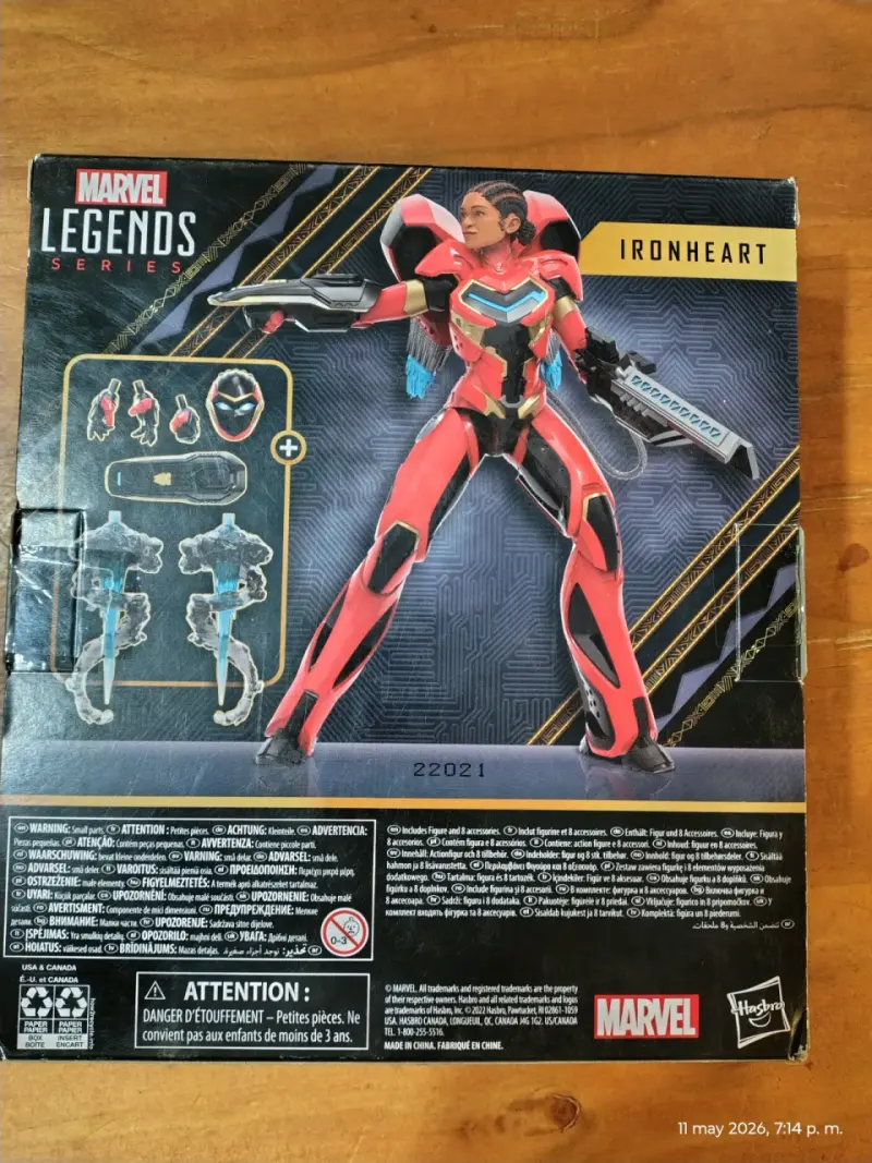 Figura Marvel Legens -ironheart - 2