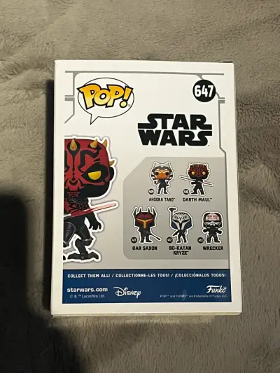 Funko Pop Star Wars Darth Maul 647 - miniatura 2