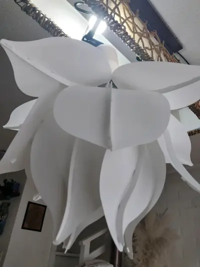 Lampara techo forma flor - miniatura 4
