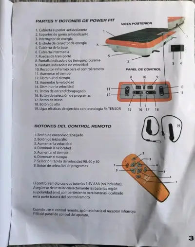 Plataforma vibratoria PowerFit Compact - miniatura 5