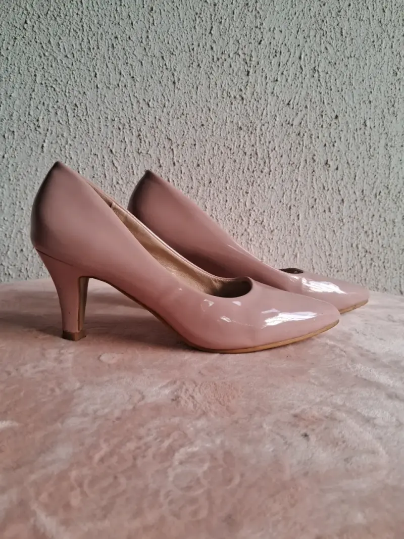 Zapatos charol rosados - 2
