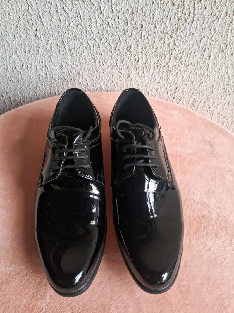 Zapatos de hombre formal charol - 4
