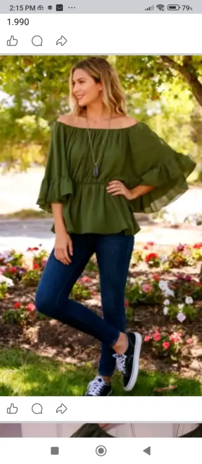 Blusa talla m tapado talla 6 - miniatura 1