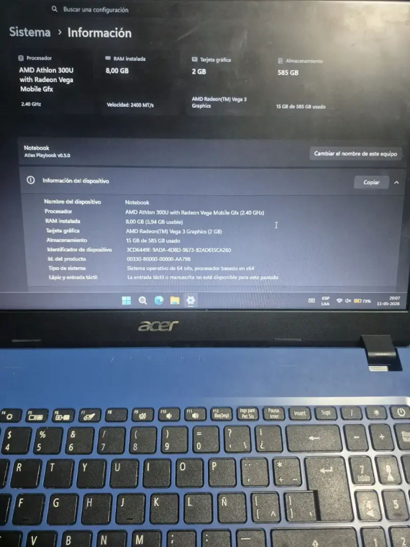 Permuto/Vendo notebook/laptop gama baja/media - 2