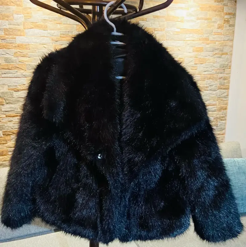 Chaqueta Mujer efecto peludo