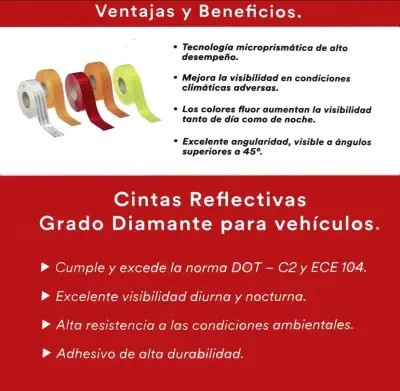 Cintas reflectantes  3M originales - miniatura 4