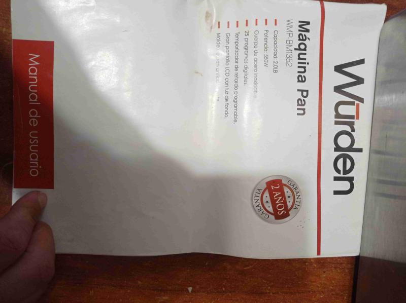 Máquina para hacer pan wurden - 4