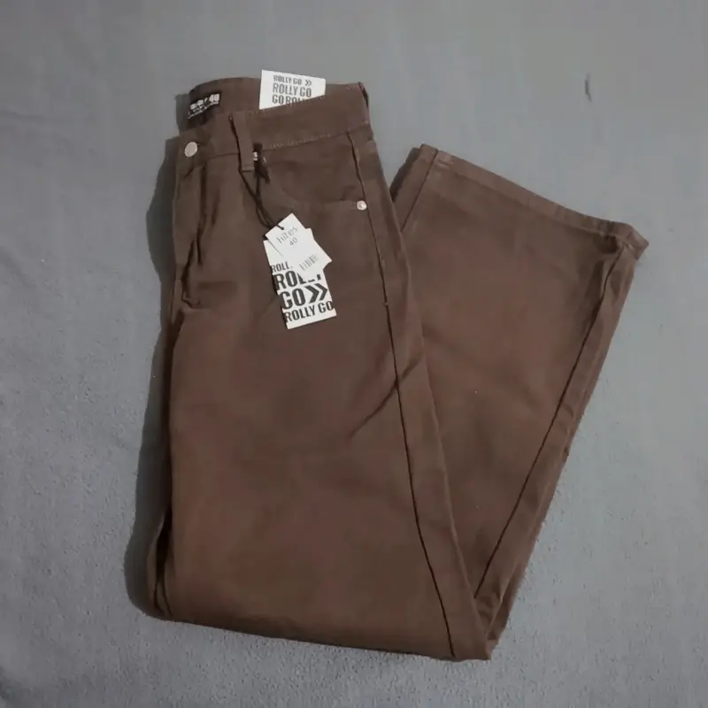 Pantalones de jeans café - 2