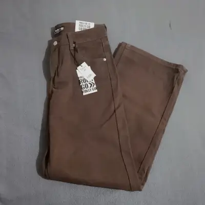 Pantalones de jeans café - miniatura 2