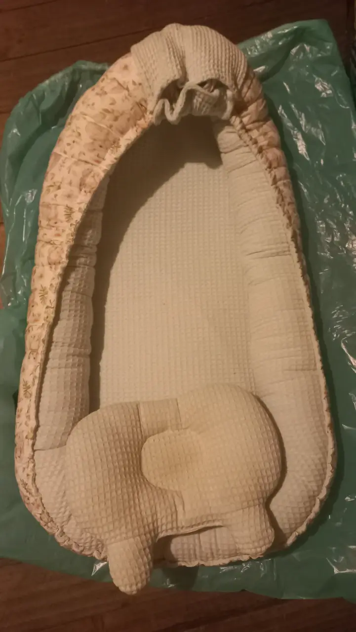 Cuna nueva, bolsa de ropa rn-6 meses cojin - 3