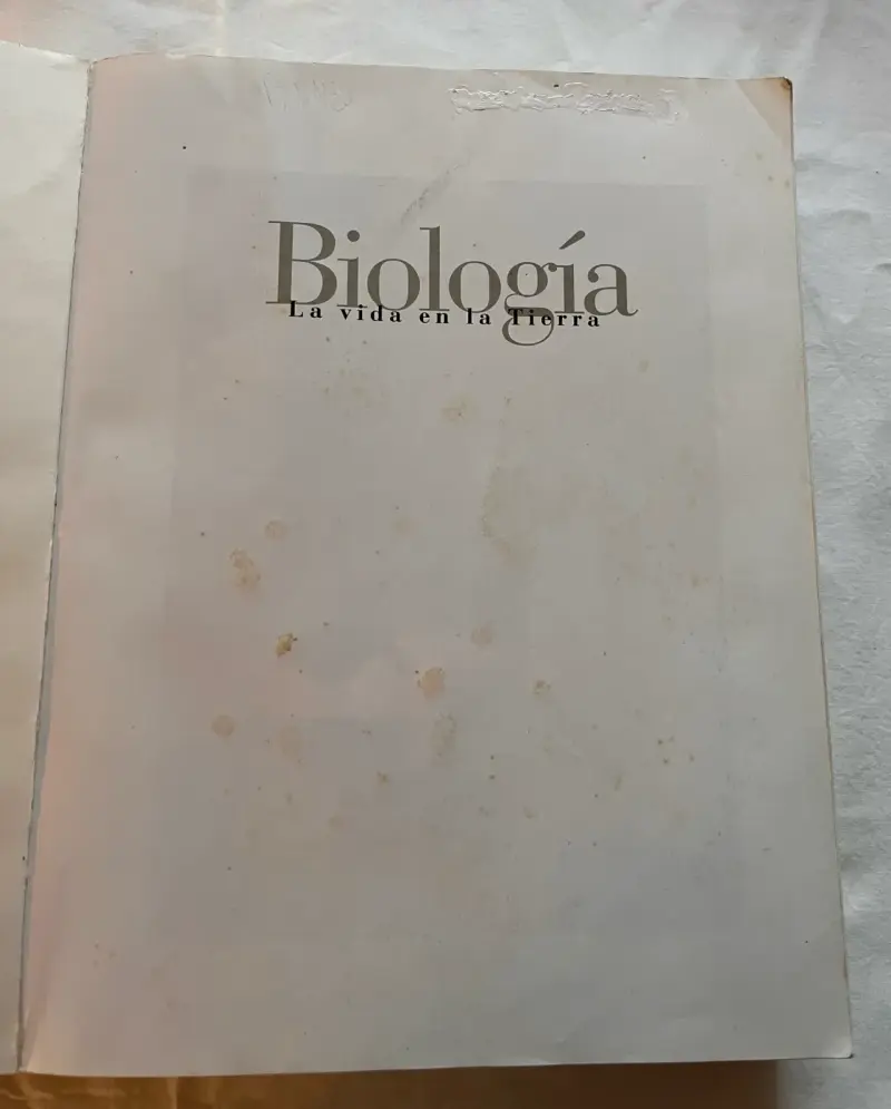 Libro Biología: La vida en la tierra - 5