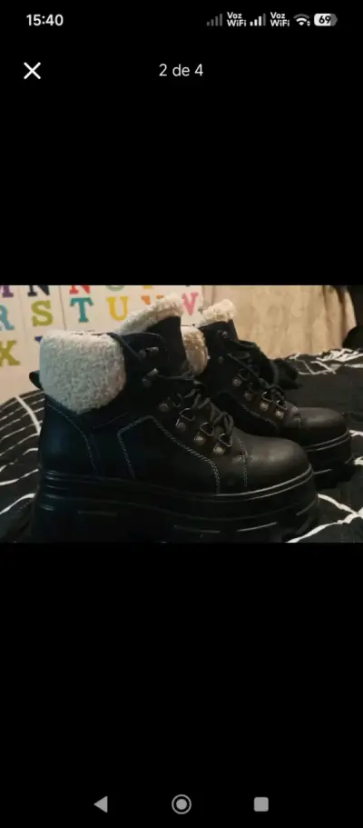 Botines de cuerina - miniatura 1