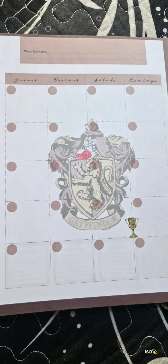 Planner harry potter - 5