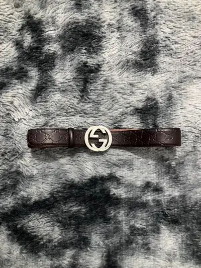 Gucci doble GG brown - miniatura 1