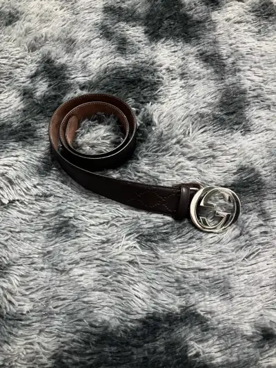 Gucci doble GG brown - miniatura 2