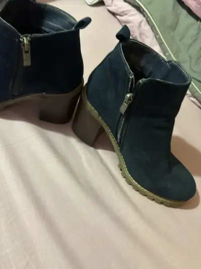 Botín gamuza azul - miniatura 3
