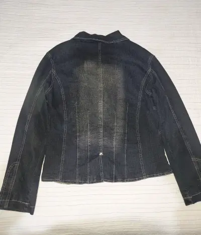 Chaqueta de mezclilla tipo blazer - miniatura 3