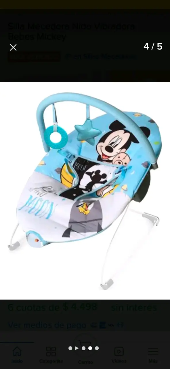 Mecedora mickey Mouse