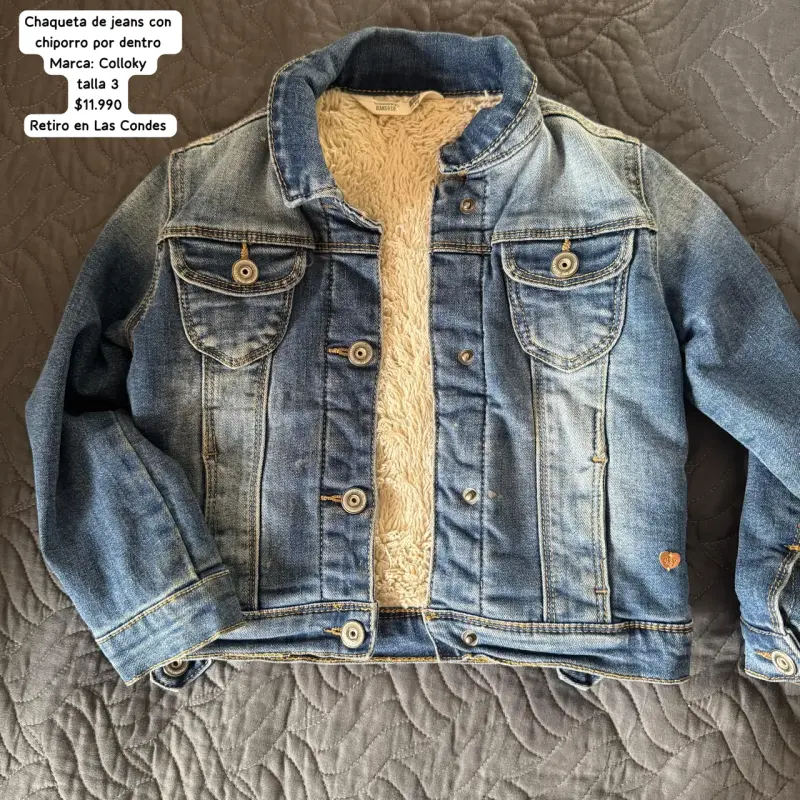 Chaqueta de mezclilla colloky
