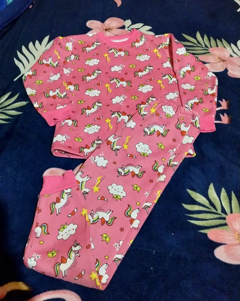 Pijamas de algodón forrado - 1