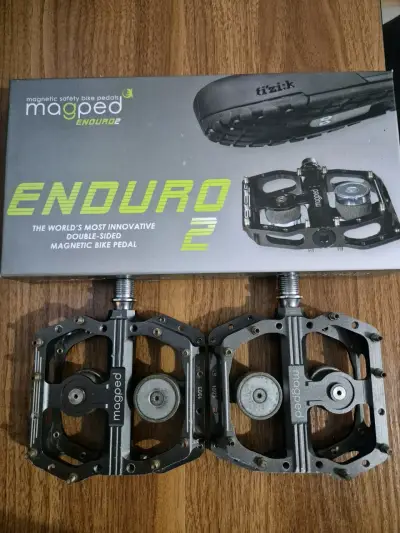 Pedales Magnéticos Magped 2 Enduro 200N MTB - miniatura 1