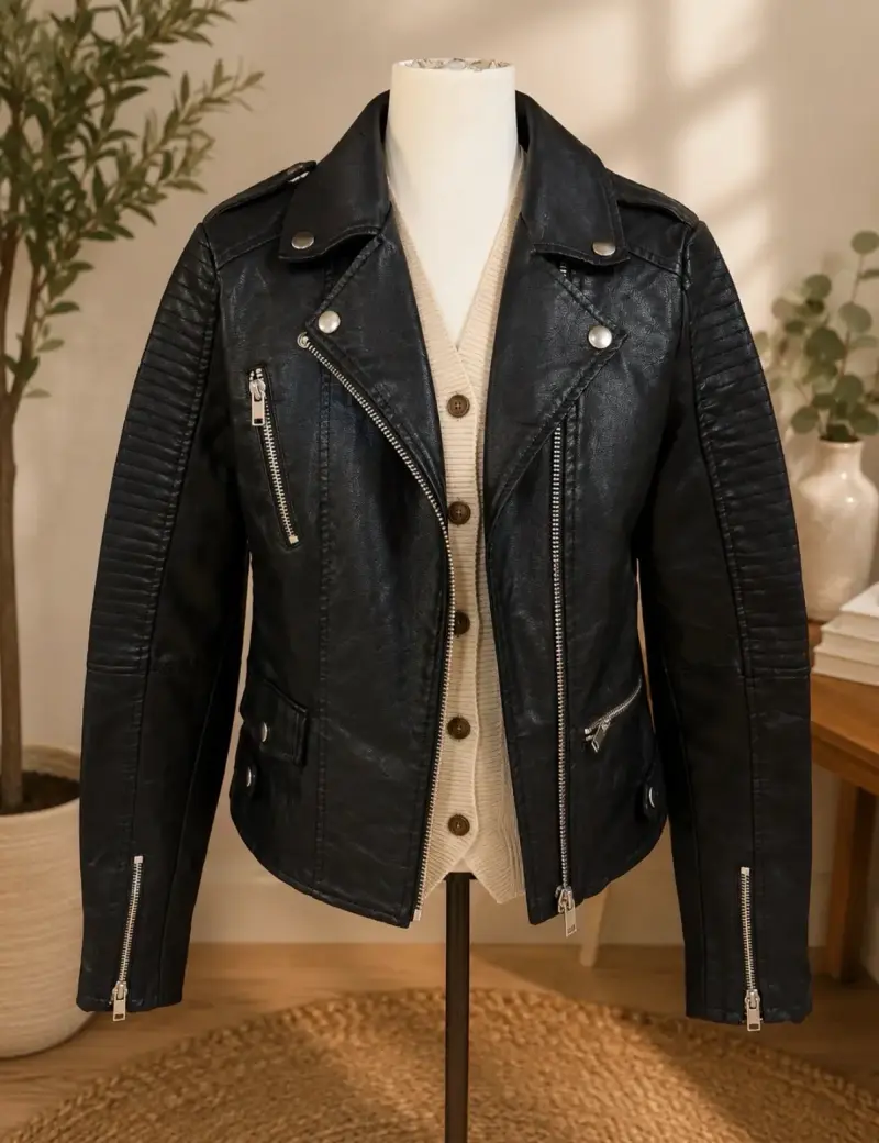 Chaqueta cuero vegano - 1