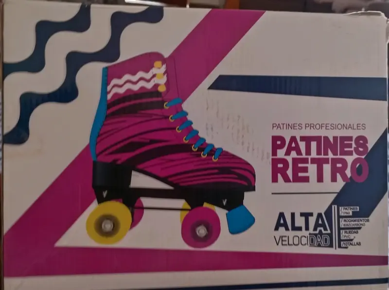 Patines de 4 ruedas de niña - 1
