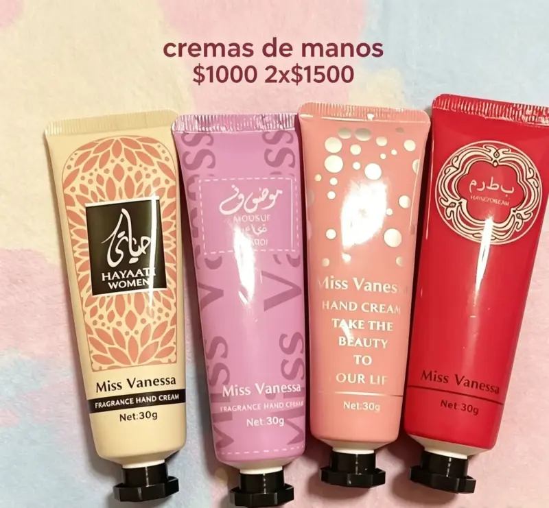 Cremas de manos