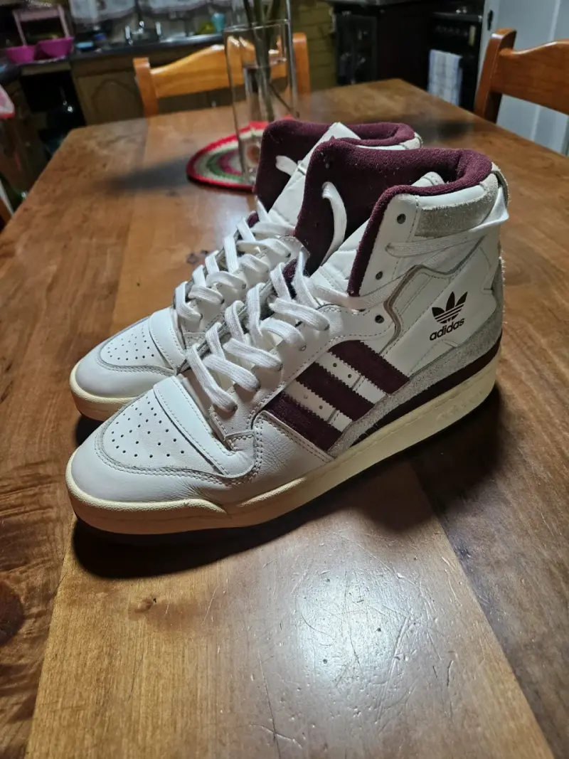 Zapatillas Adidas Forum 84 High en color Off White - 1