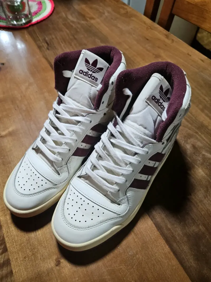 Zapatillas Adidas Forum 84 High en color Off White - 3
