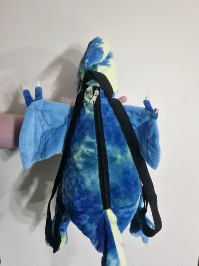 Mochila de dinosaurio azul pterodactilo - miniatura 2