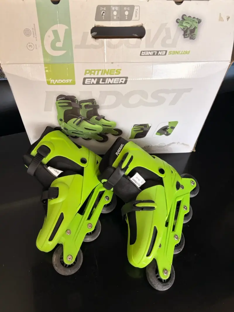 Patines casi nuevos  1 uso talla 39-42 - 1