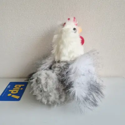 Gallina de peluche con etiqueta - miniatura 3