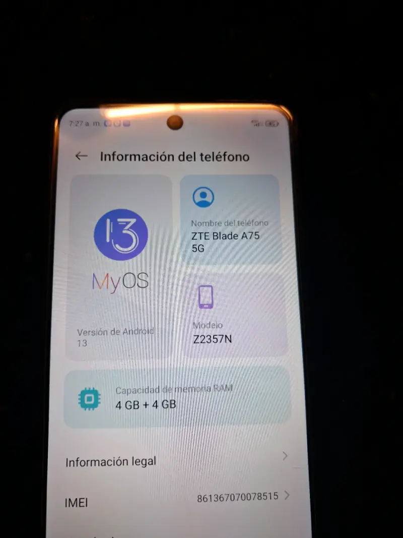 Teléfono zte Blace A75 5G - 4