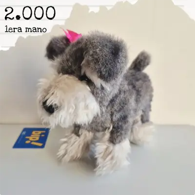 Perrito schnauzer de peluche - miniatura 1