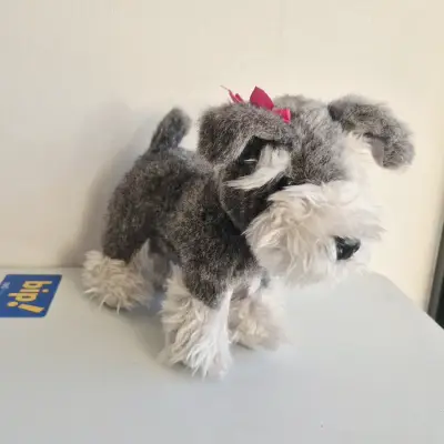 Perrito schnauzer de peluche - miniatura 2