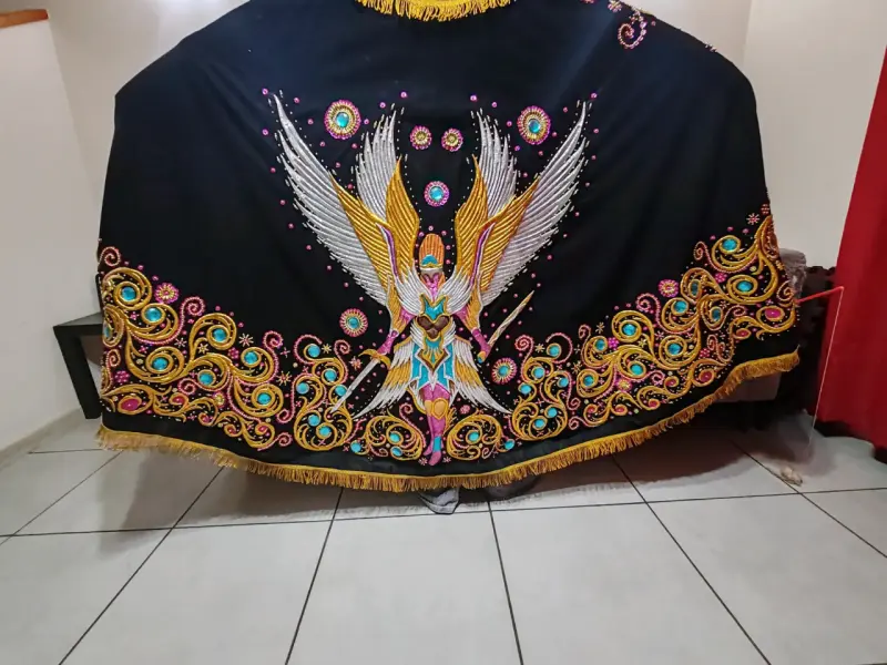 Capa de gala baile diablada - 2