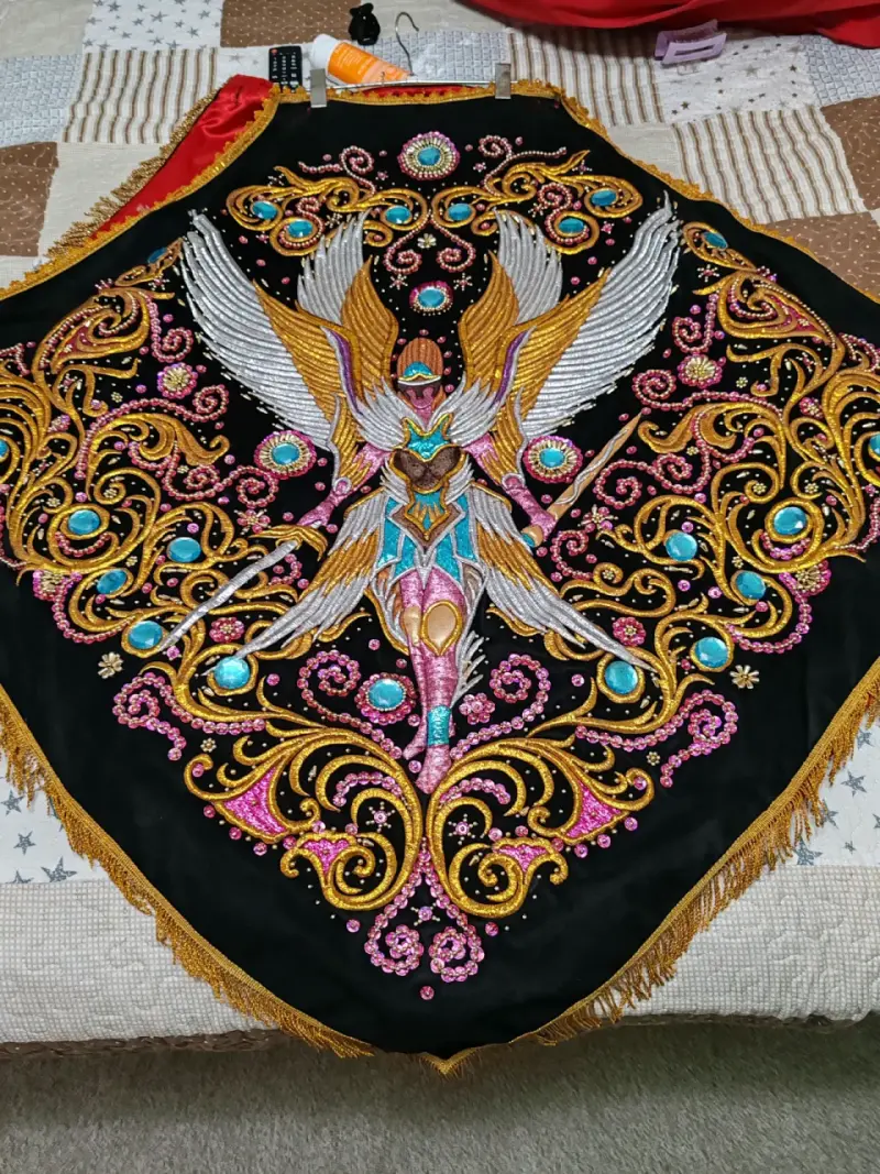 Capa de gala baile diablada - 5