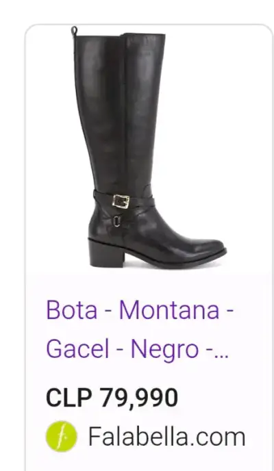 Botas Gacel talla 35 - miniatura 1