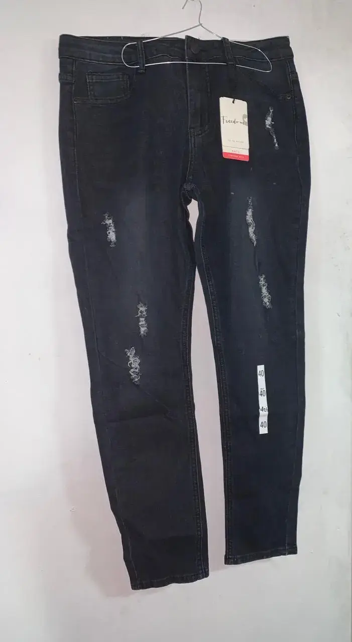 Jeans tiro alto
