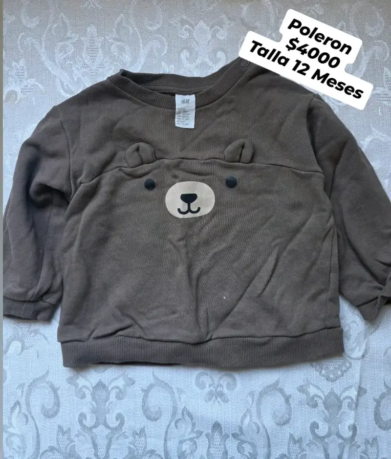 Poleron Niño Talla 12