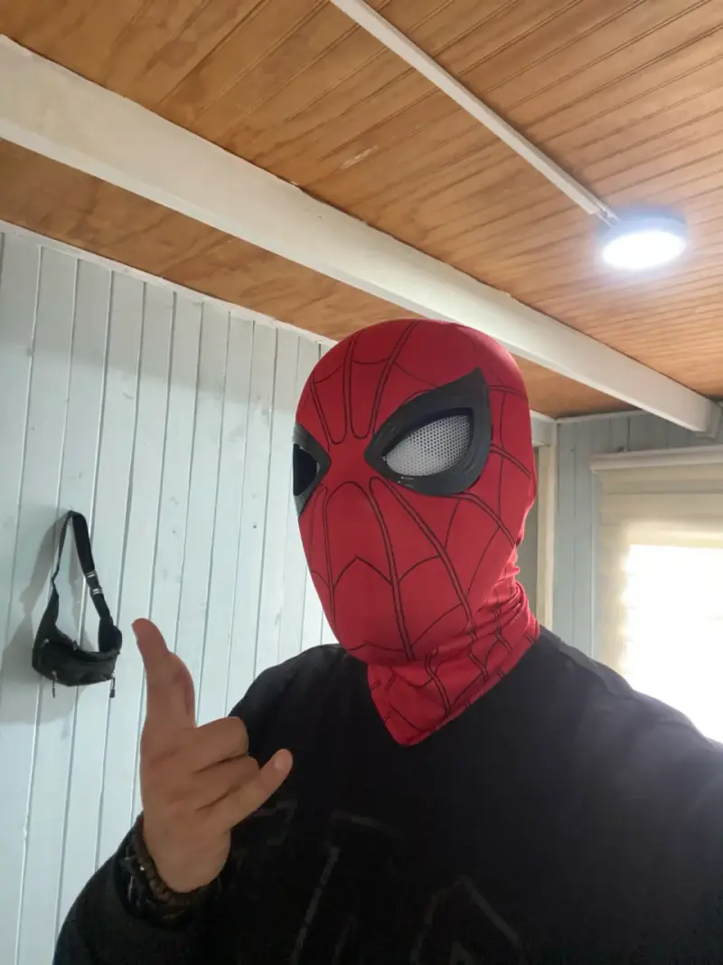 Máscara de Spiderman ojos movibles - 2
