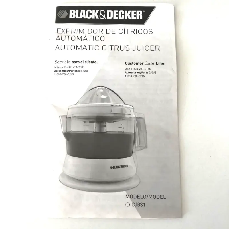 Exprimidor de jugos cítricos -Black&Decker - 4