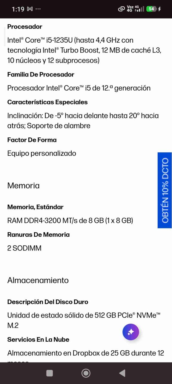 Todo-en-Uno HP 24-cb1027la PC, Windows 11 Home Sin - 8