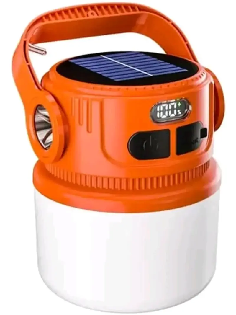 Linterna USB y solar especial