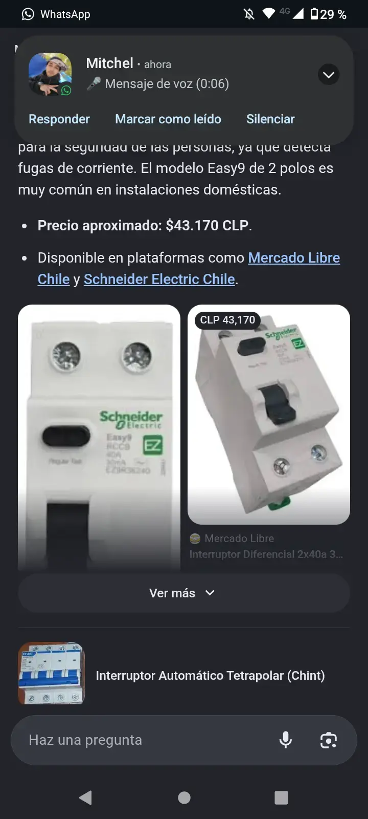 Interruptor automático tetrapolar - 1